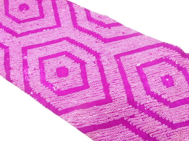 JAPANESE KIMONO / ANTIQUE NAGOYA OBI / SILK / ALL SHIBORI / KIKKO